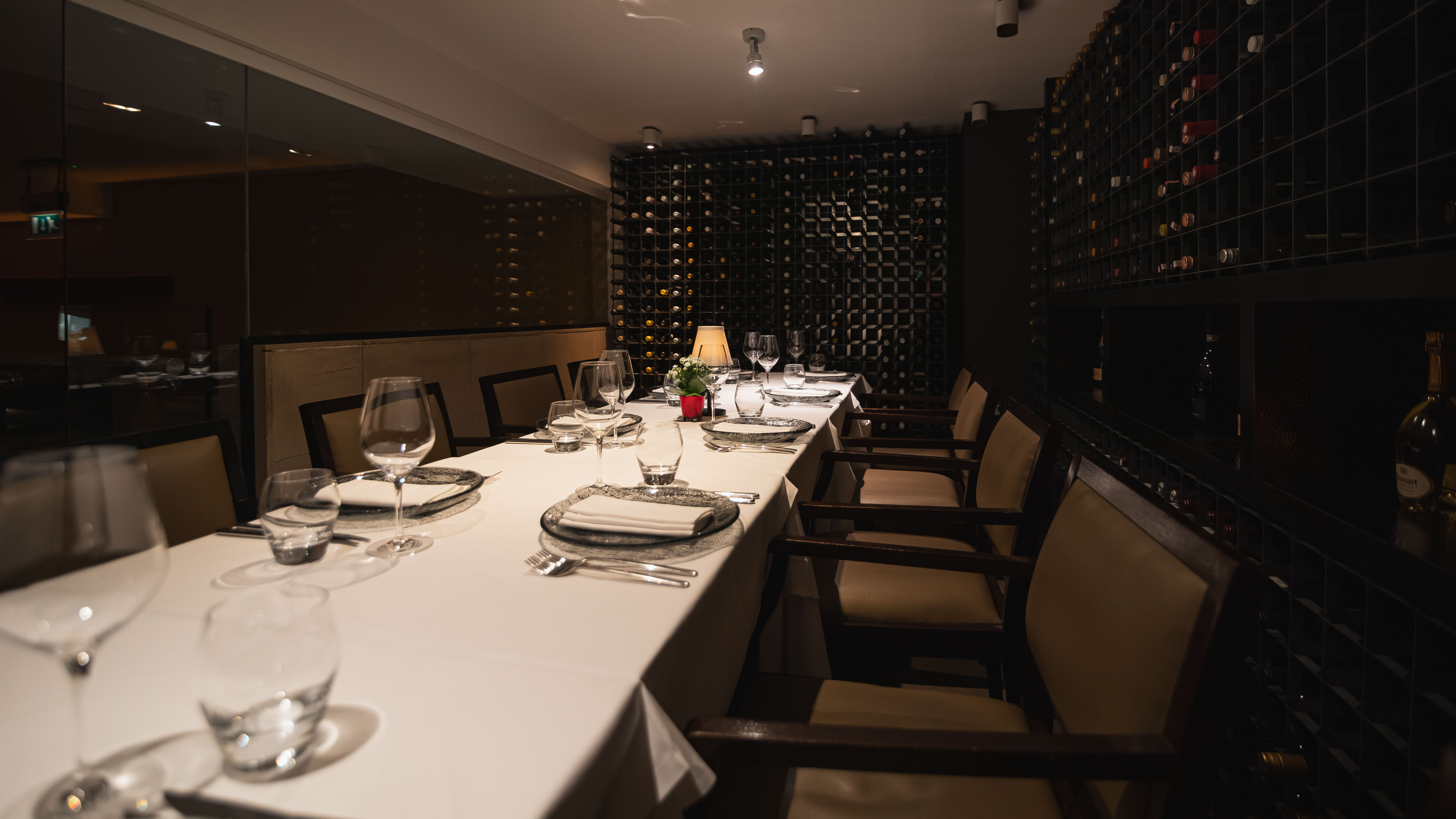 Elegant private dining room in Benares, perfect for corporate dinners and exclusive events.