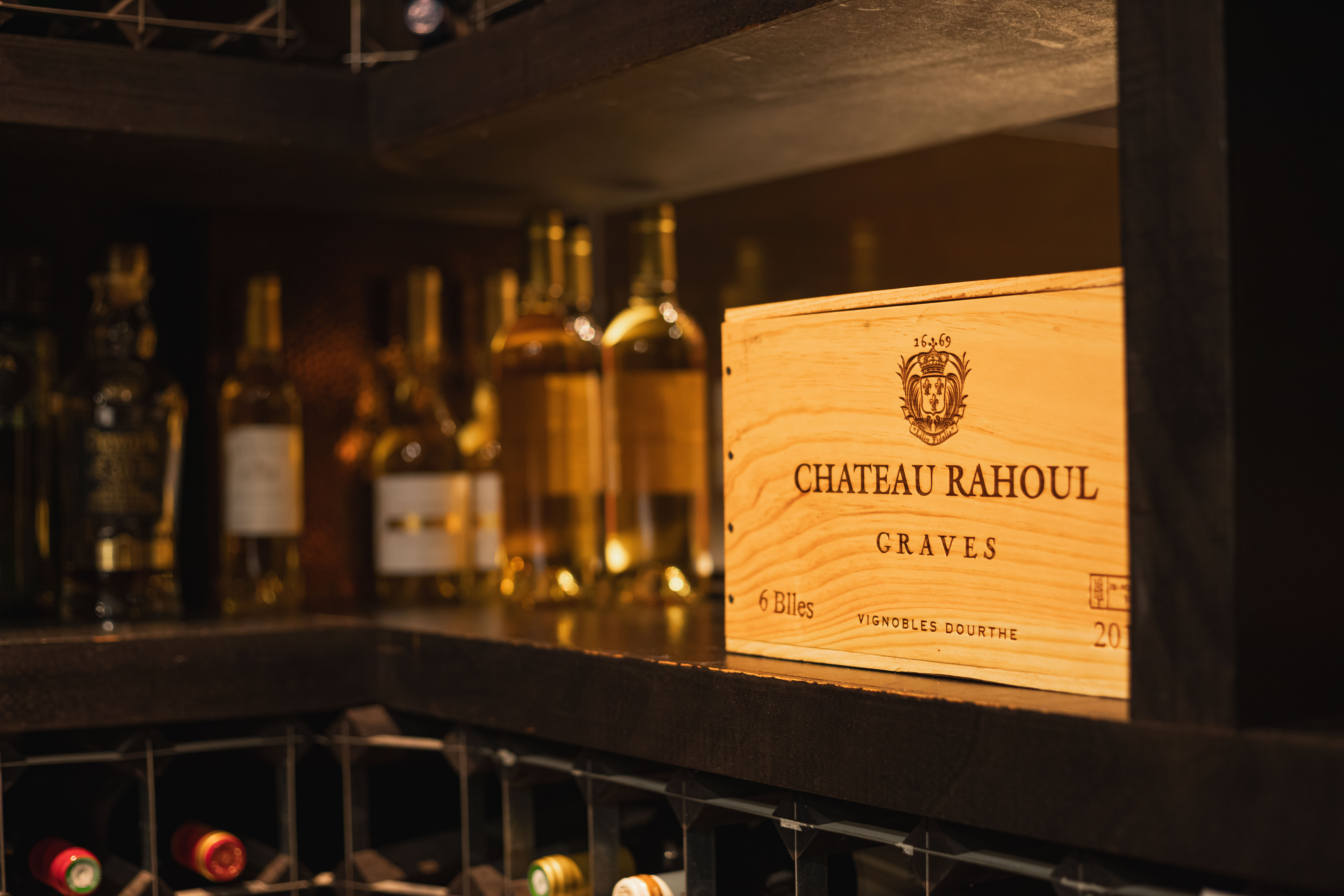 Sommelier's Private Room at Benares with elegant wine display for upscale events.