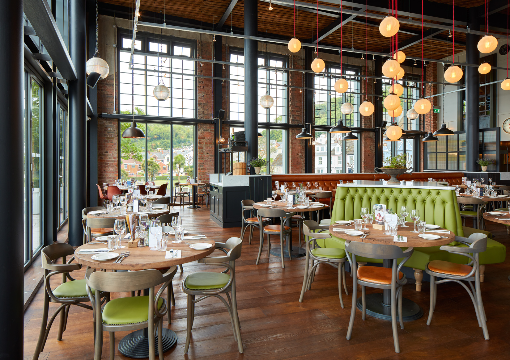 Tivoli Room at Bistrot Pierre Mumbles, modern dining space for events and gatherings.