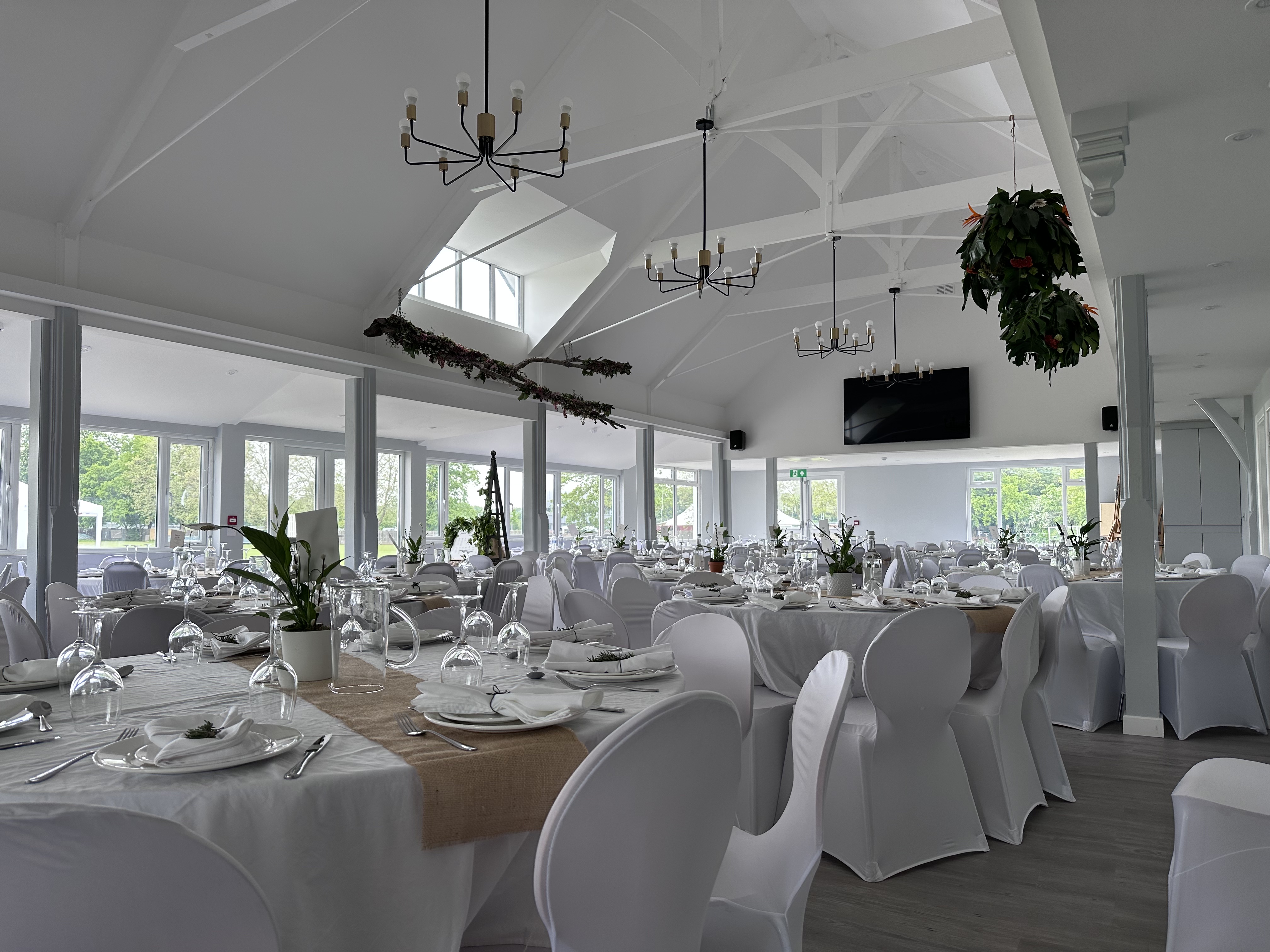 Elegant event space at The Griffin Sports Ground, ideal for weddings and corporate gatherings.