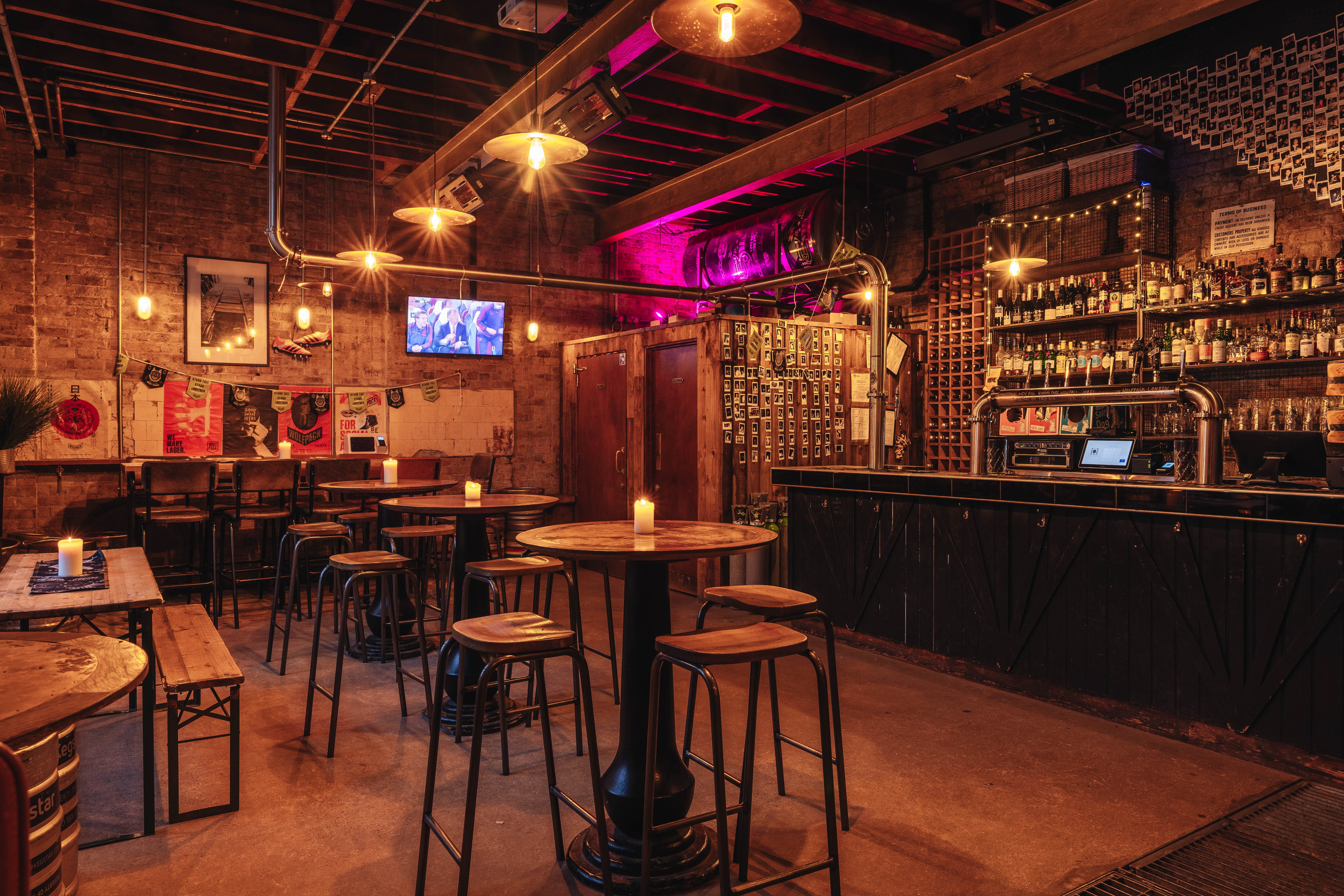 Stylish venue hire in Wolfpack Queens Park for intimate gatherings and events.