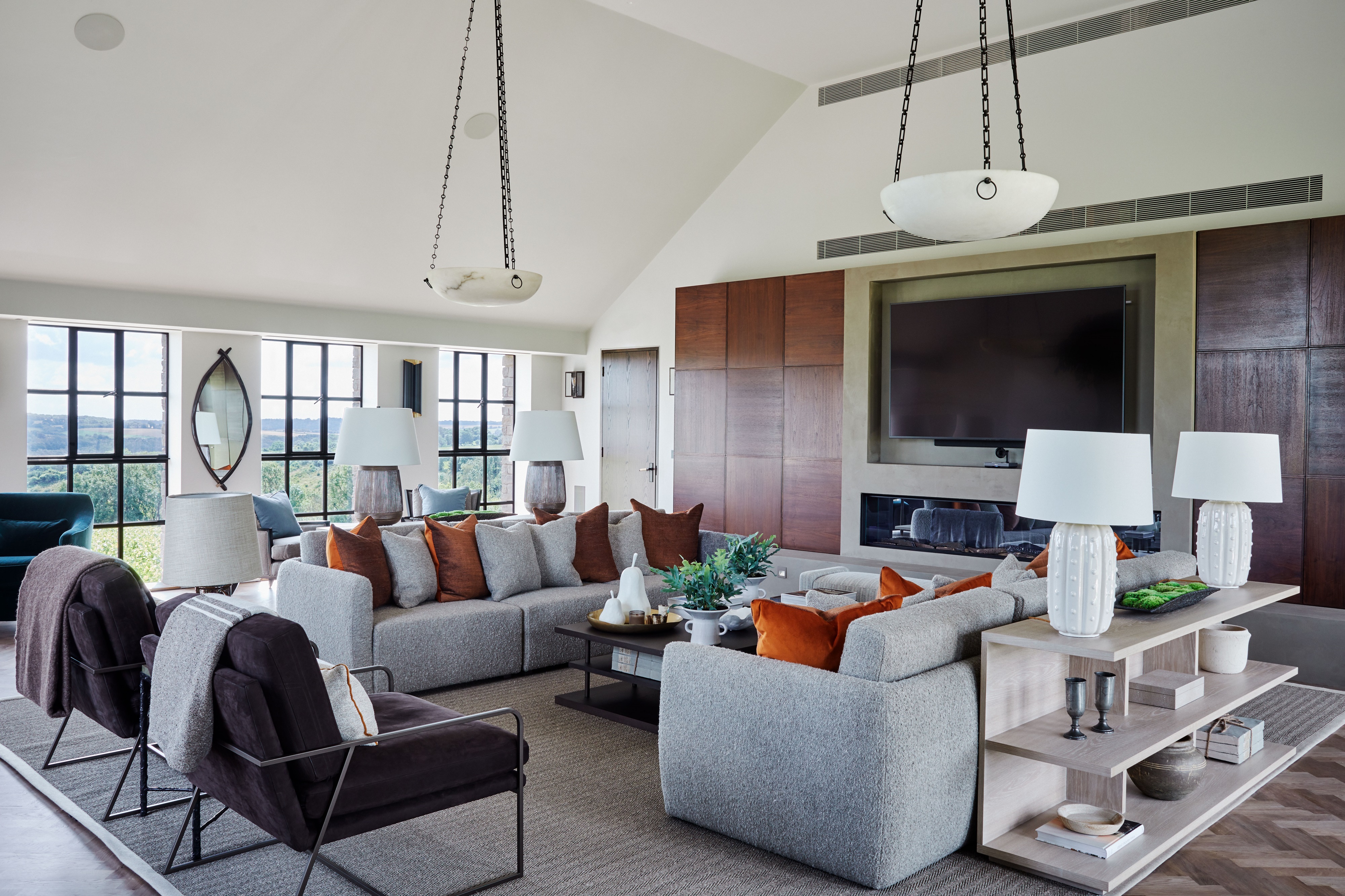 Exton Hall meeting space with modern decor, ideal for networking events and gatherings.