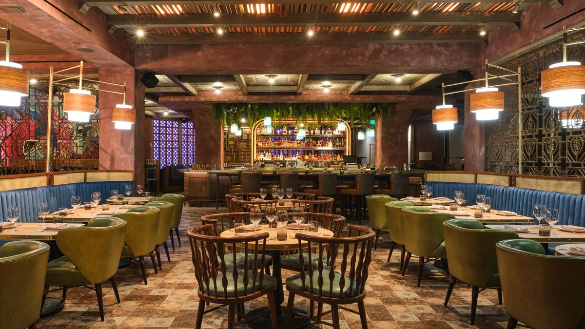 Vibrant private dining room in Chica Las Vegas for intimate gatherings and corporate events.