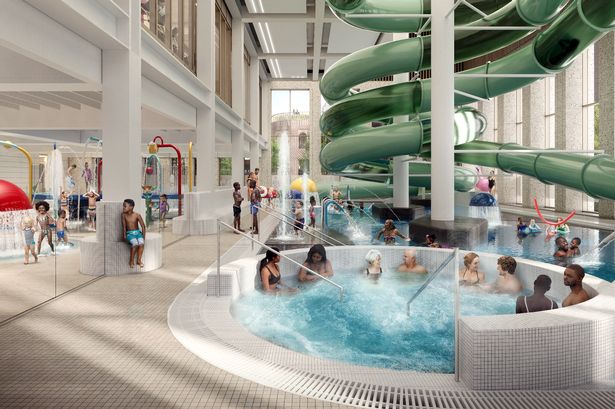 Vibrant indoor water park at Splash Community, ideal for family events and gatherings.