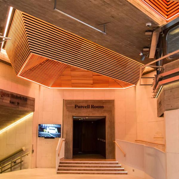 Purcell Room: modern event space with sleek design, ideal for meetings and presentations.