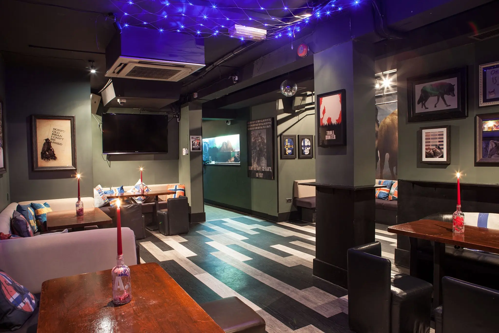 Stylish Games Room at The Bell, perfect for intimate gatherings and events.