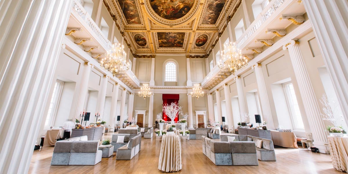 Main Hall in The Venue with high ceilings, ideal for upscale galas and corporate events.