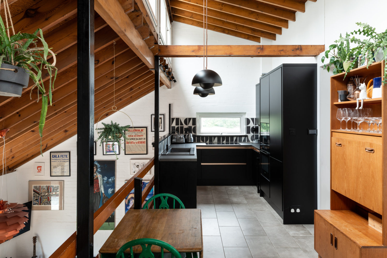 Modern kitchen in Flexi Space, Morpeth School, ideal for culinary events and gatherings.