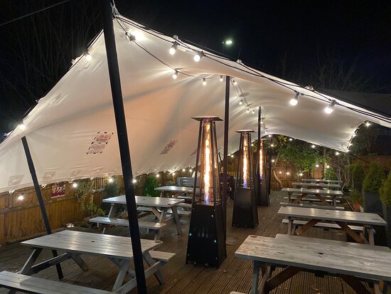 Brouge beer garden, heated patio, al ...