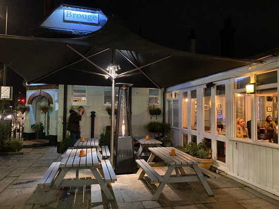 Brouge beer garden, heated patio, al ...