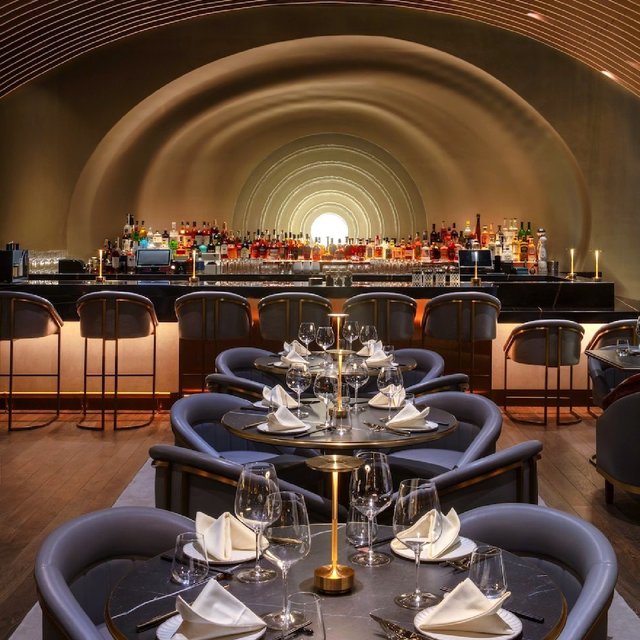 Sophisticated Main Dining Room at 53 Restaurant, ideal for upscale events and gatherings.