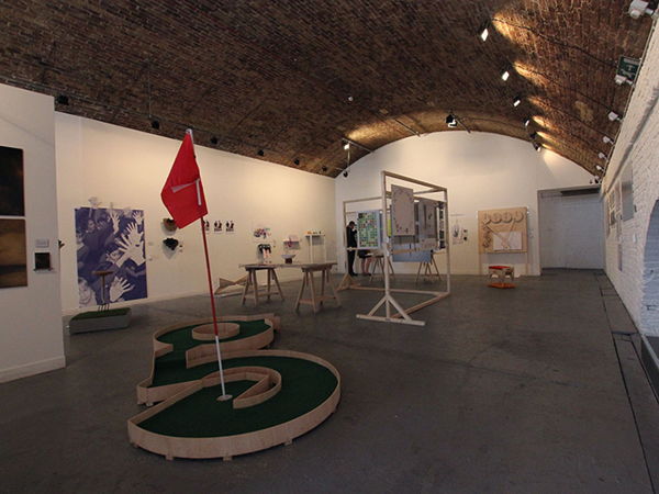 Main Gallery Room at Hoxton Arches, featuring high ceilings for exhibitions and events.