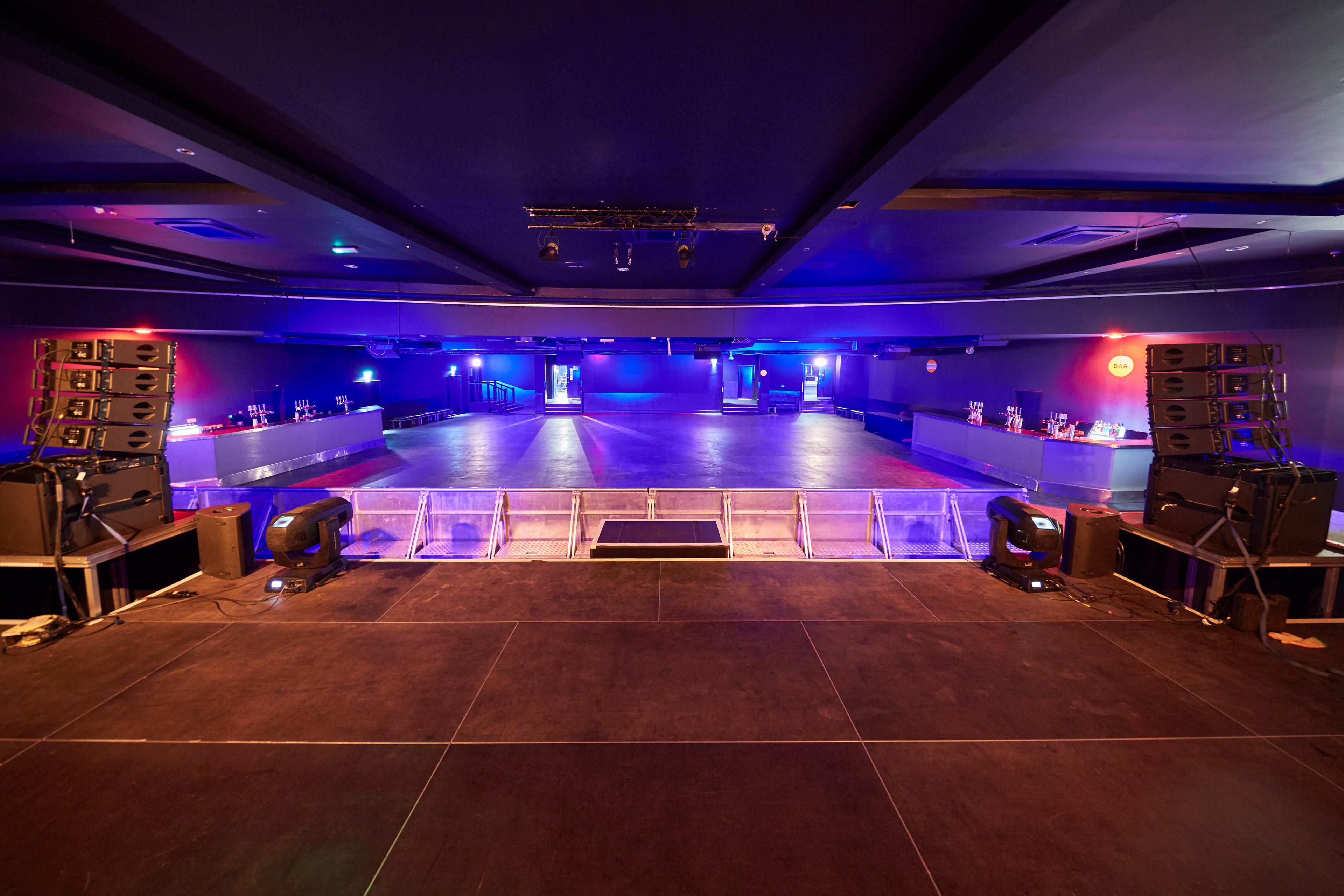 Mezzanine Level at Hackney Venues: versatile event space for parties and corporate gatherings.