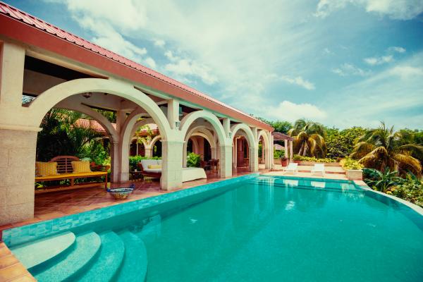 Elegant outdoor venue at The Villa, Bequia for upscale events and gatherings.