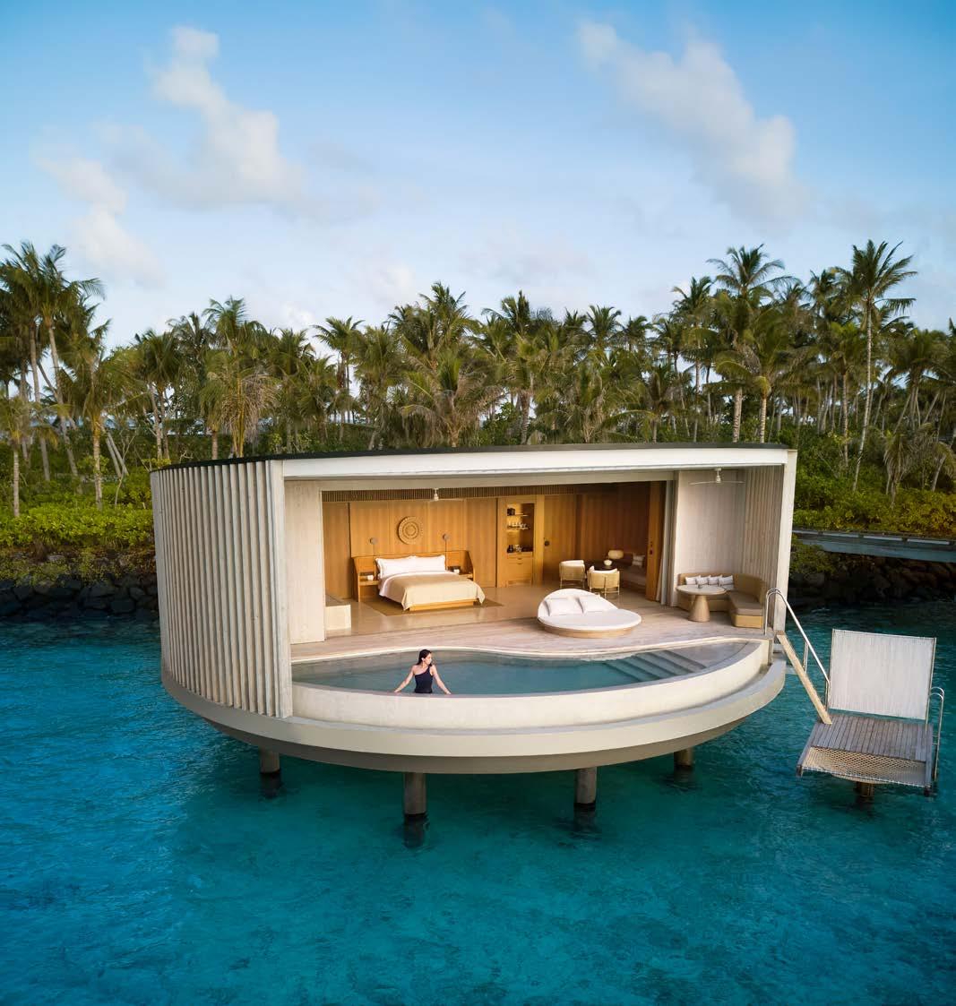 Wrap-around sun terrace at SHA Villas, ideal for luxury retreats and team bonding.