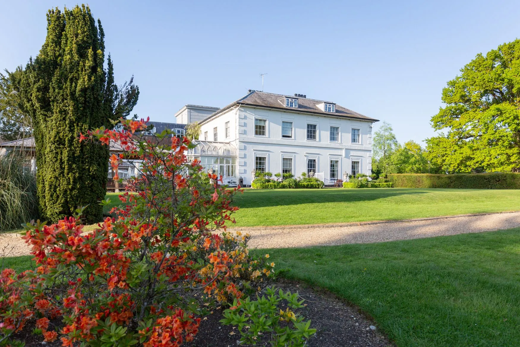 Arboretum at West Lodge Park Hotel, elegant venue for corporate retreats and events.