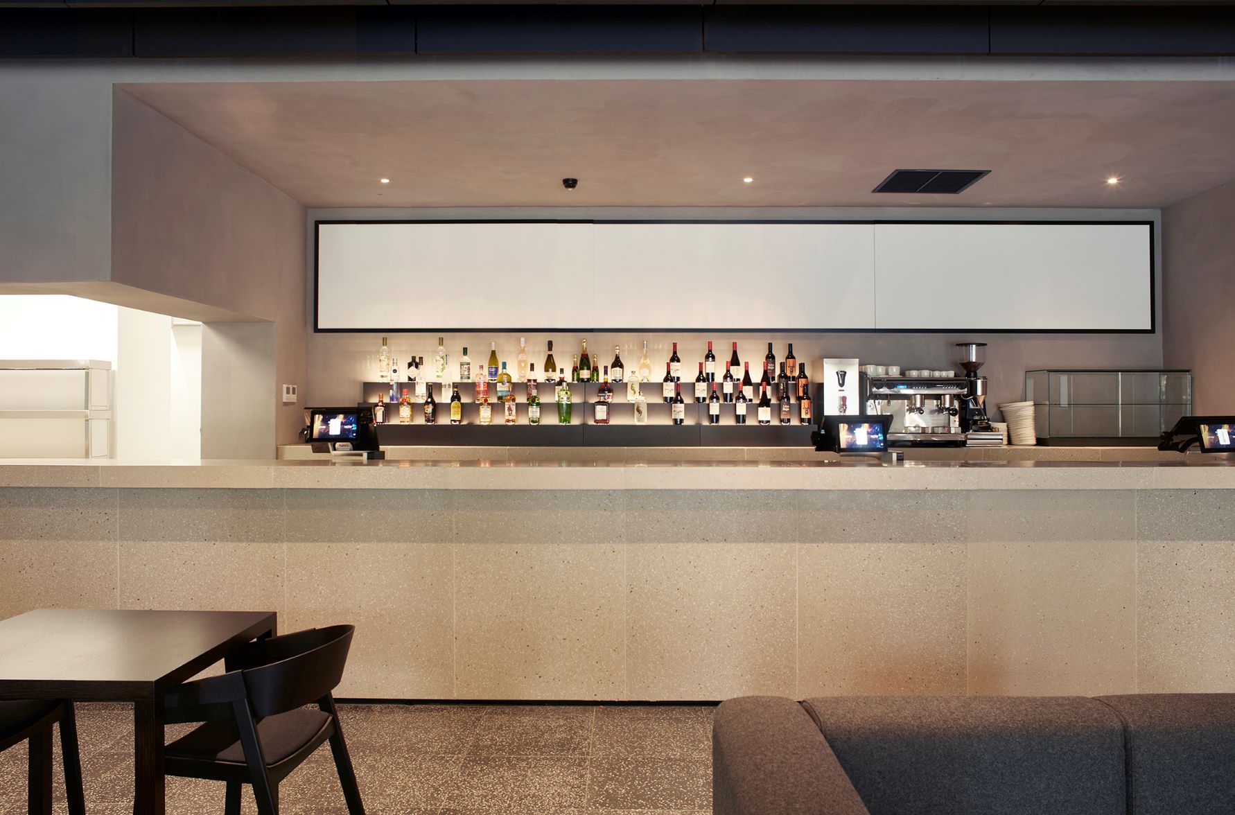 Curzon Hoxton bar: modern, sleek space for networking events and cocktail receptions.