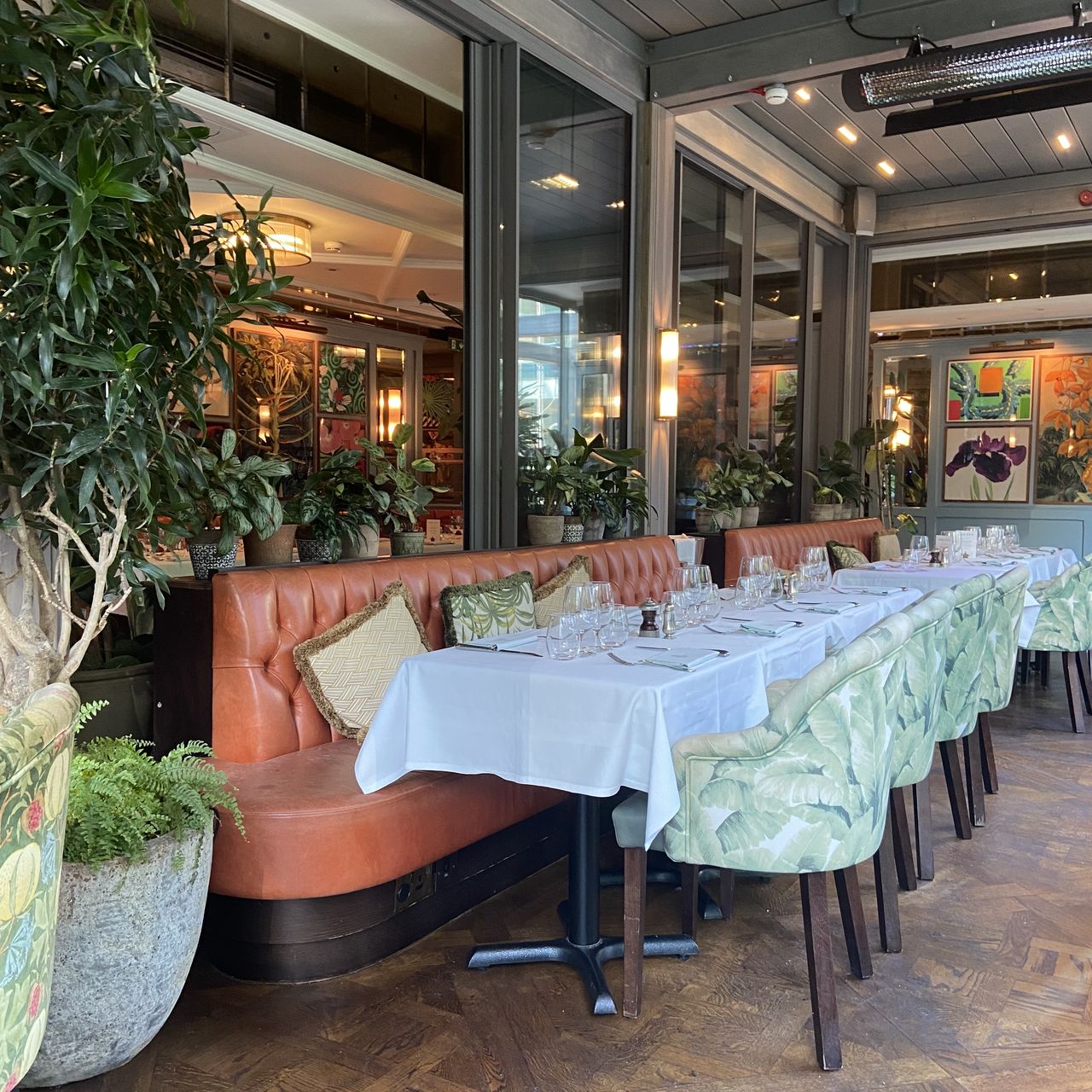 Elegant dining space at The Ivy In The Park, perfect for upscale events and gatherings.