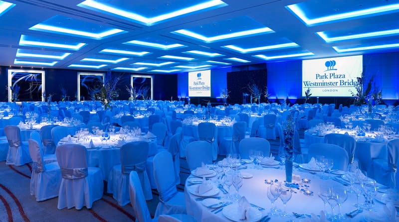 Elegant banquet hall at Salon Privé, London, ideal for upscale events and networking.