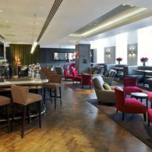 Stylish lounge at Quarter Bar & Lounge, ideal for networking events in London.