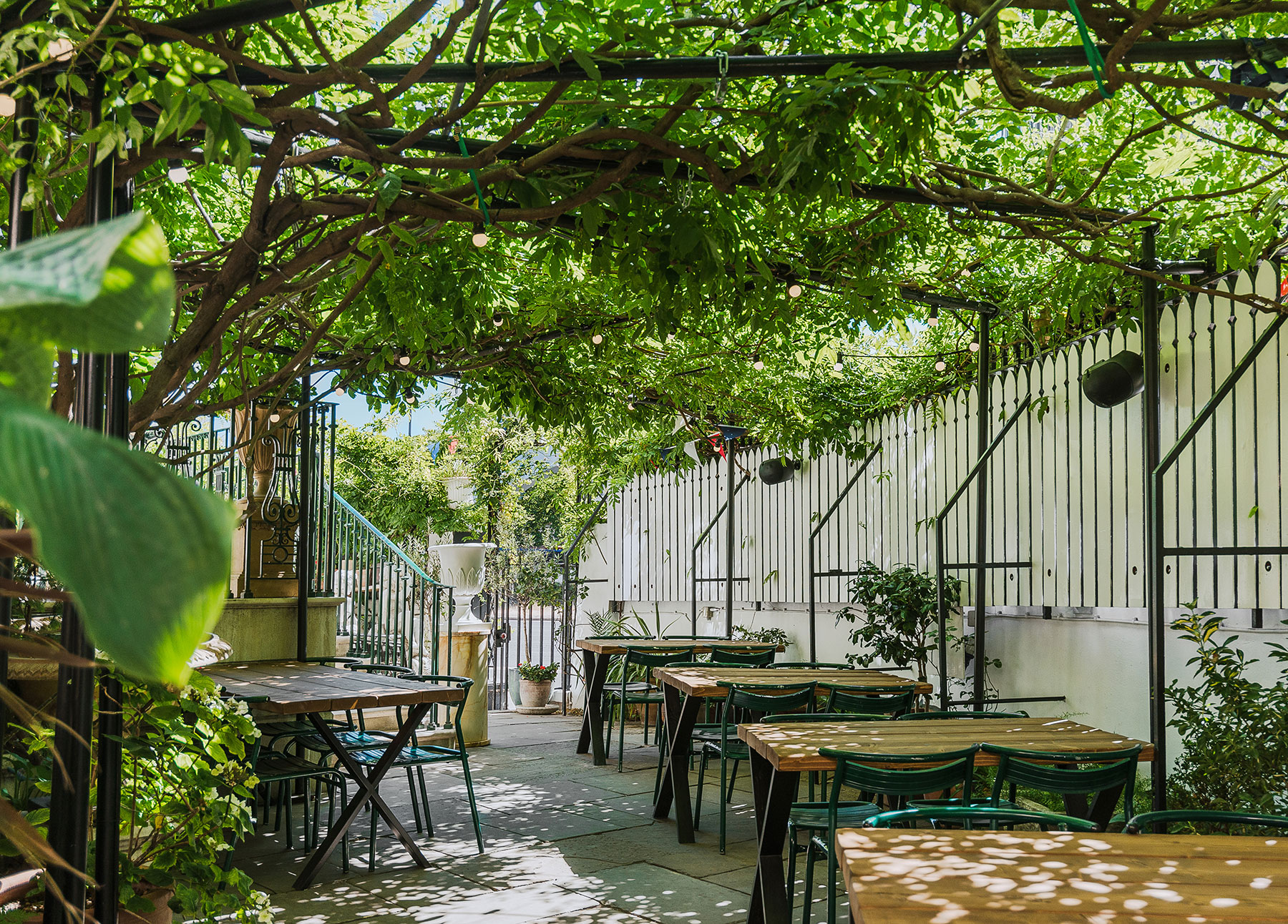 The Outdoor Wisteria Dining Area for ...