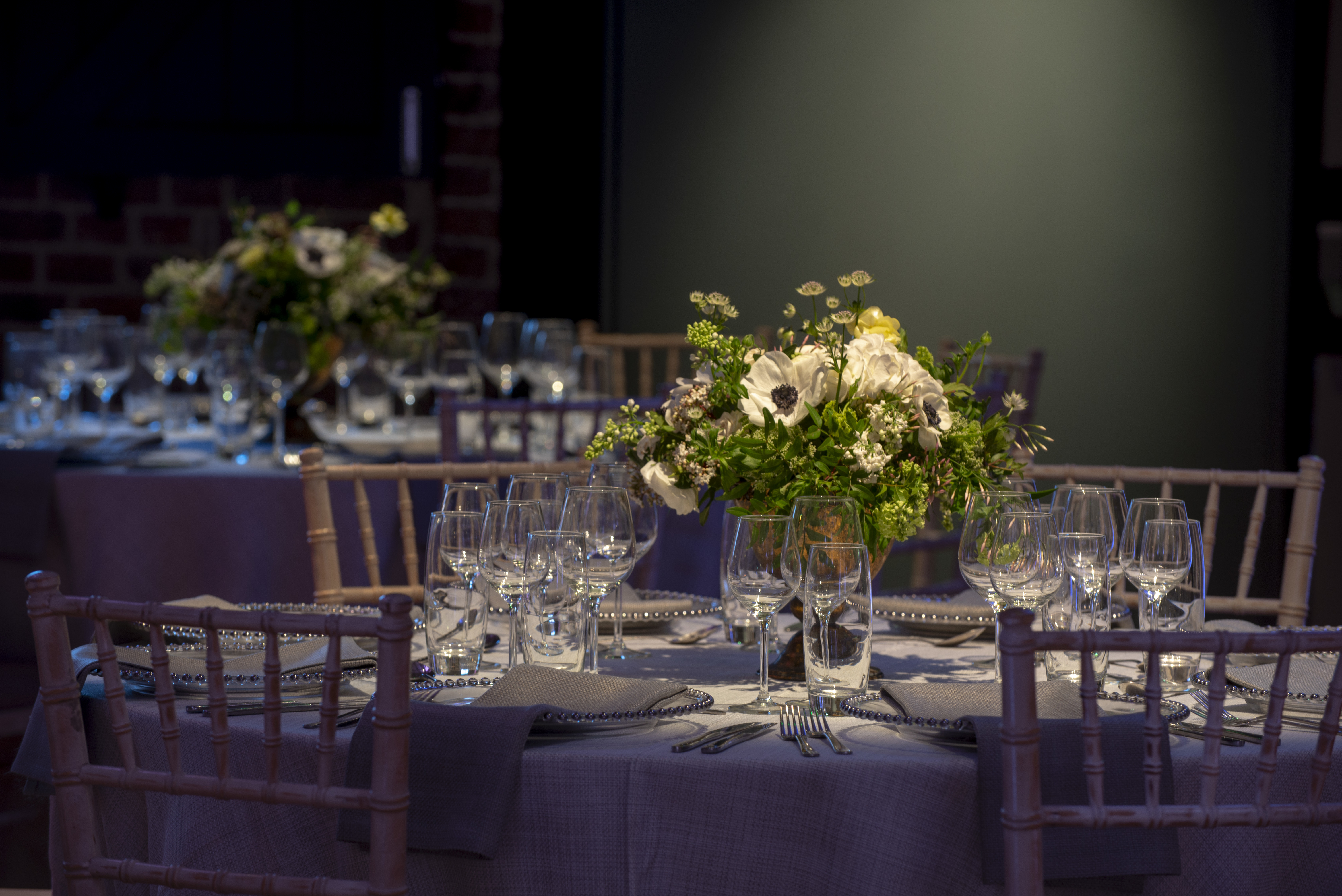 Docklands Museum Wilberforce Room elegant gala dinner