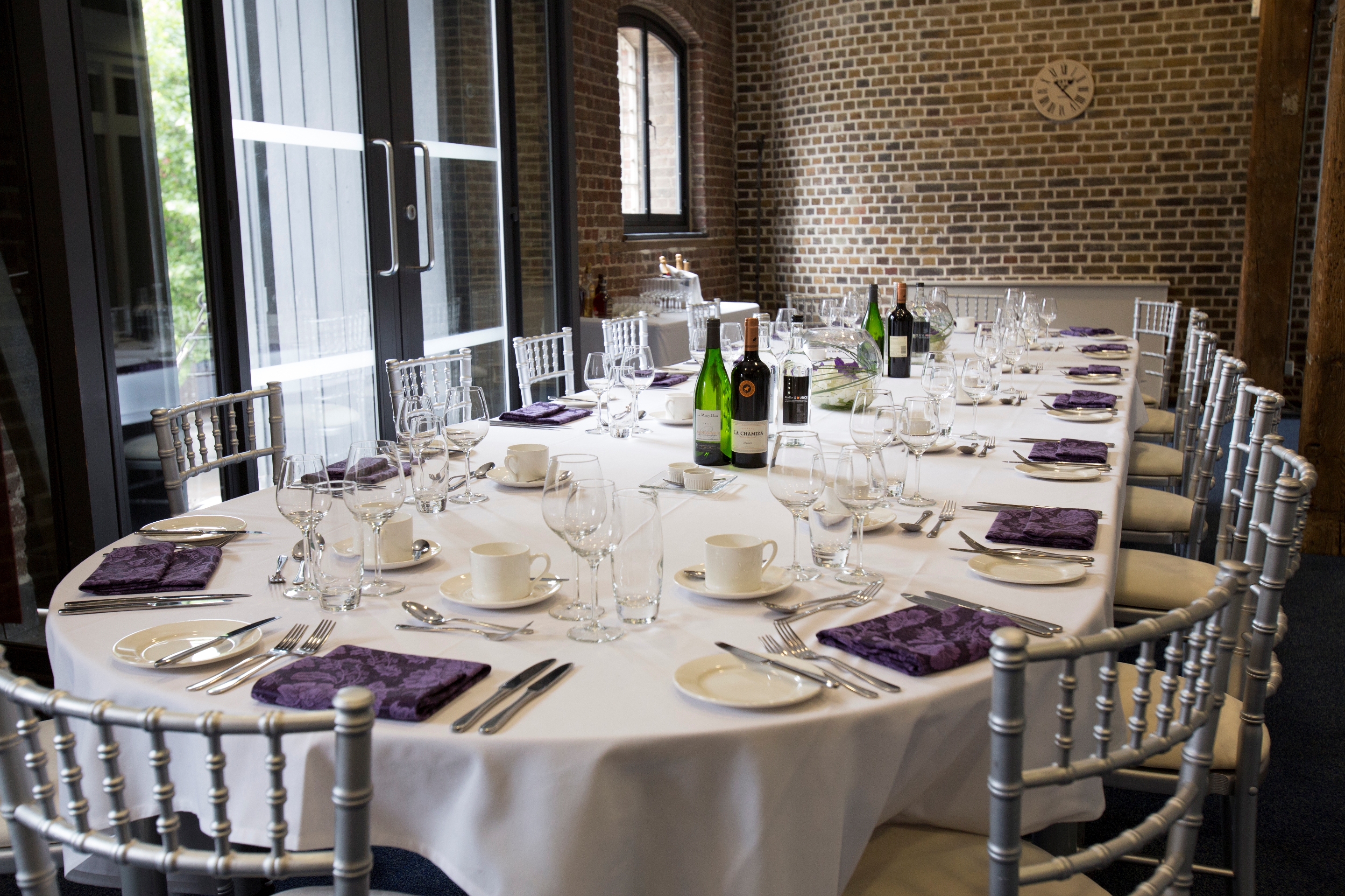 Docklands Banquet: Rustic Chic Event, London Corporate Dinner