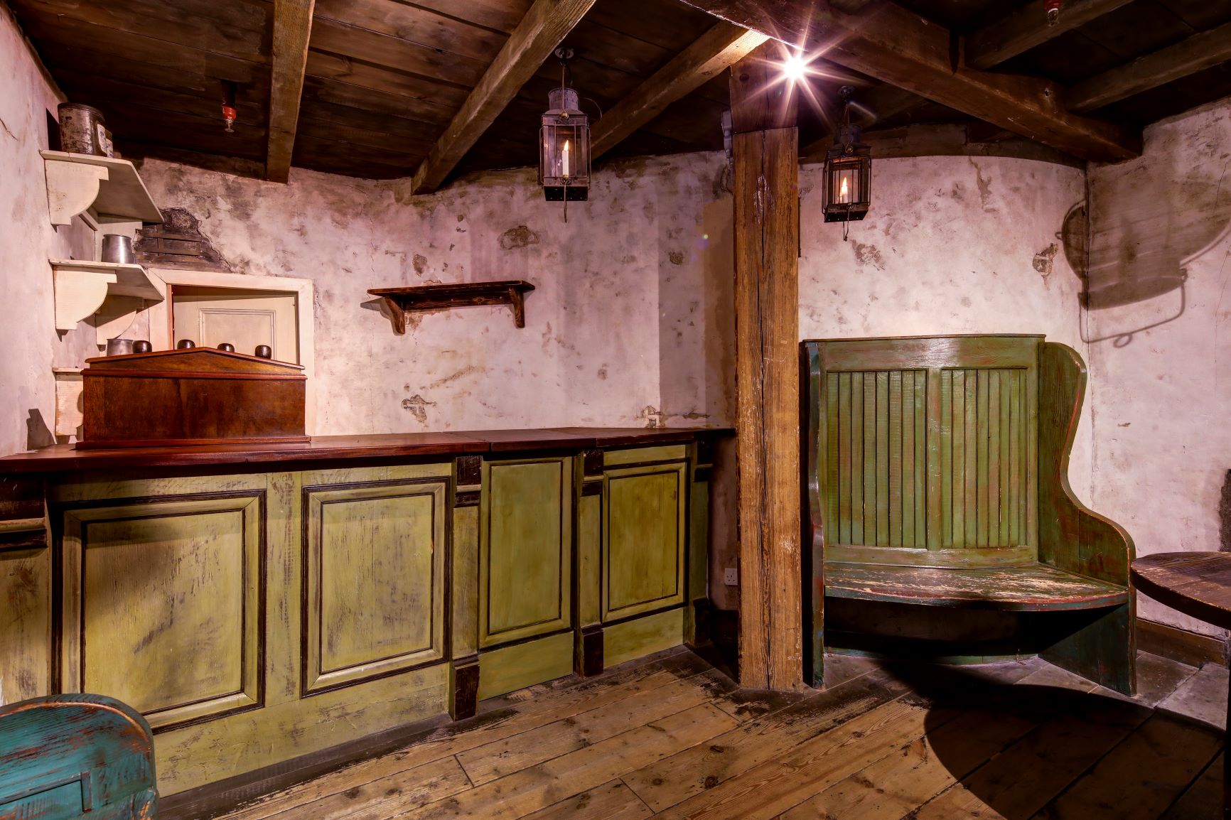 Sailortown Gallery London event venue rustic bar intimate