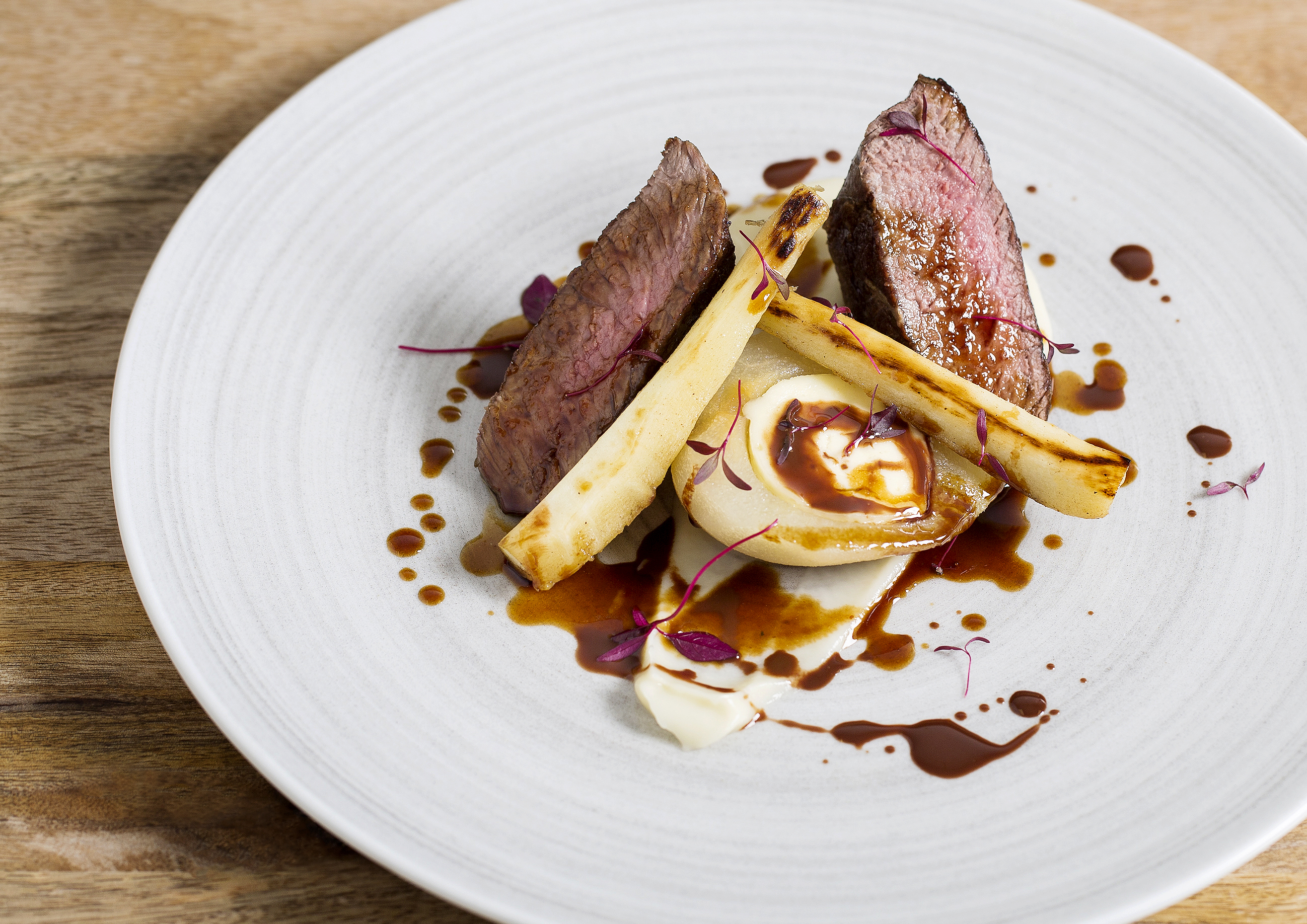 Upscale catering dish in Terrace Boardroom, London Museum Spaces for events.