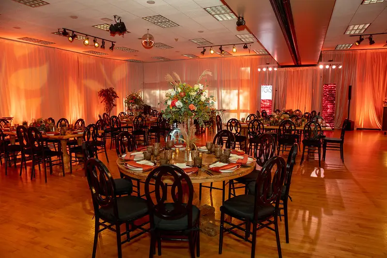 Elegant event space at Clark Street Terrace, perfect for galas and formal dinners.