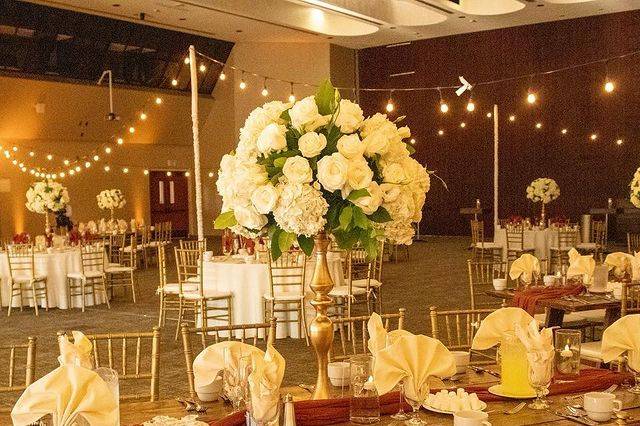 Elegant event space at Carson Community Center, ideal for weddings and gatherings.