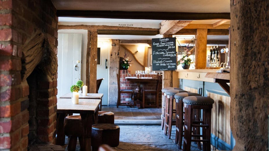 Cozy Beer Garden at Winning Post Pub & Grill, perfect for gatherings and events.