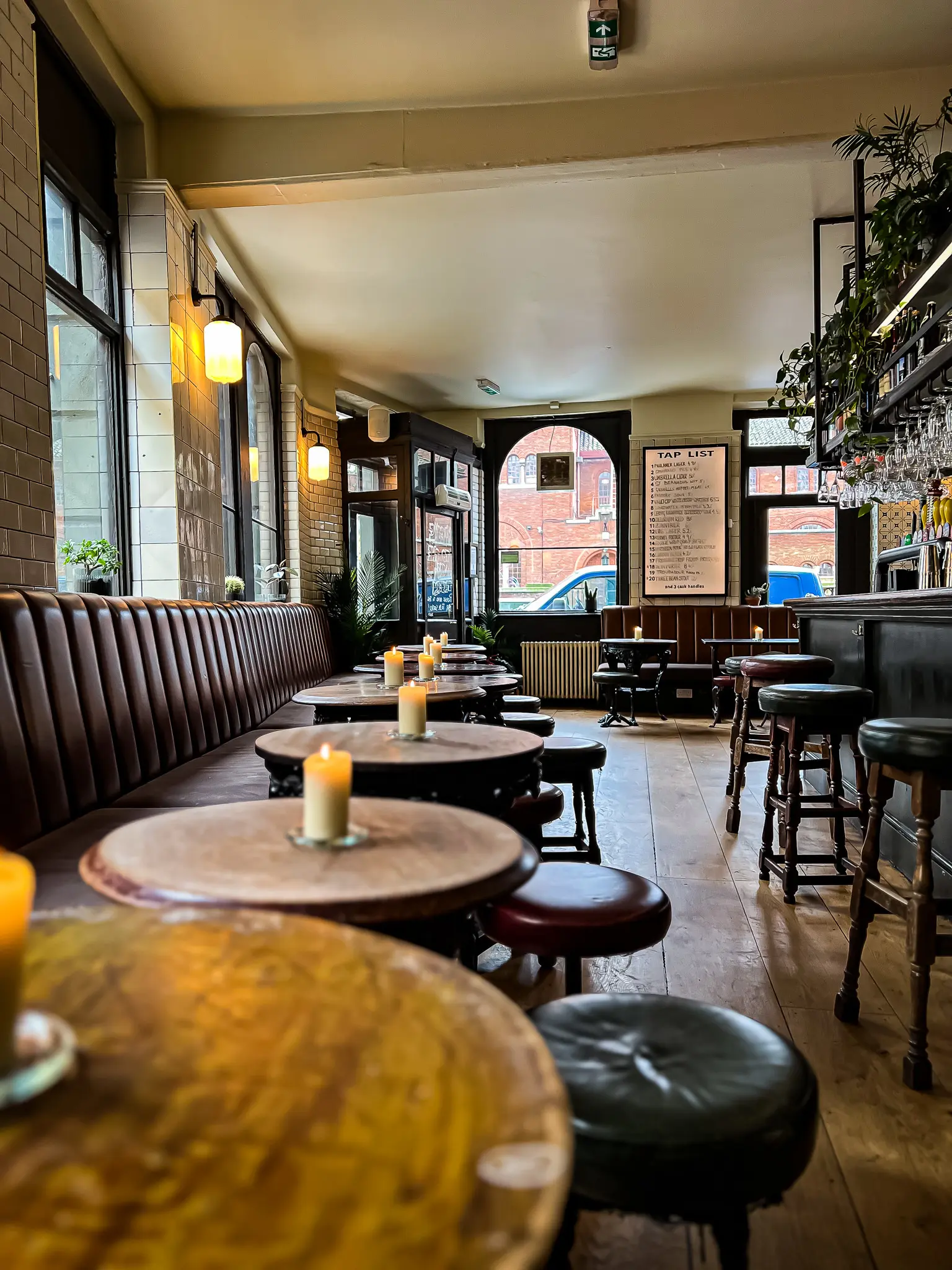 Cozy dining room at The Mall Tavern, ideal for networking events and team meetings.