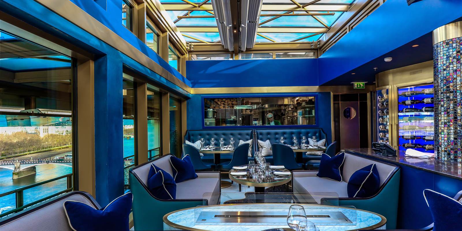 Stylish Shisha Terrace in London, featuring elegant seating for upscale events and gatherings.