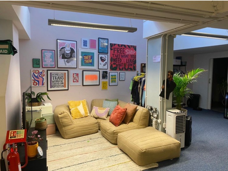 Vibrant lounge at Stifford Community Centre, ideal for networking and casual meetings.