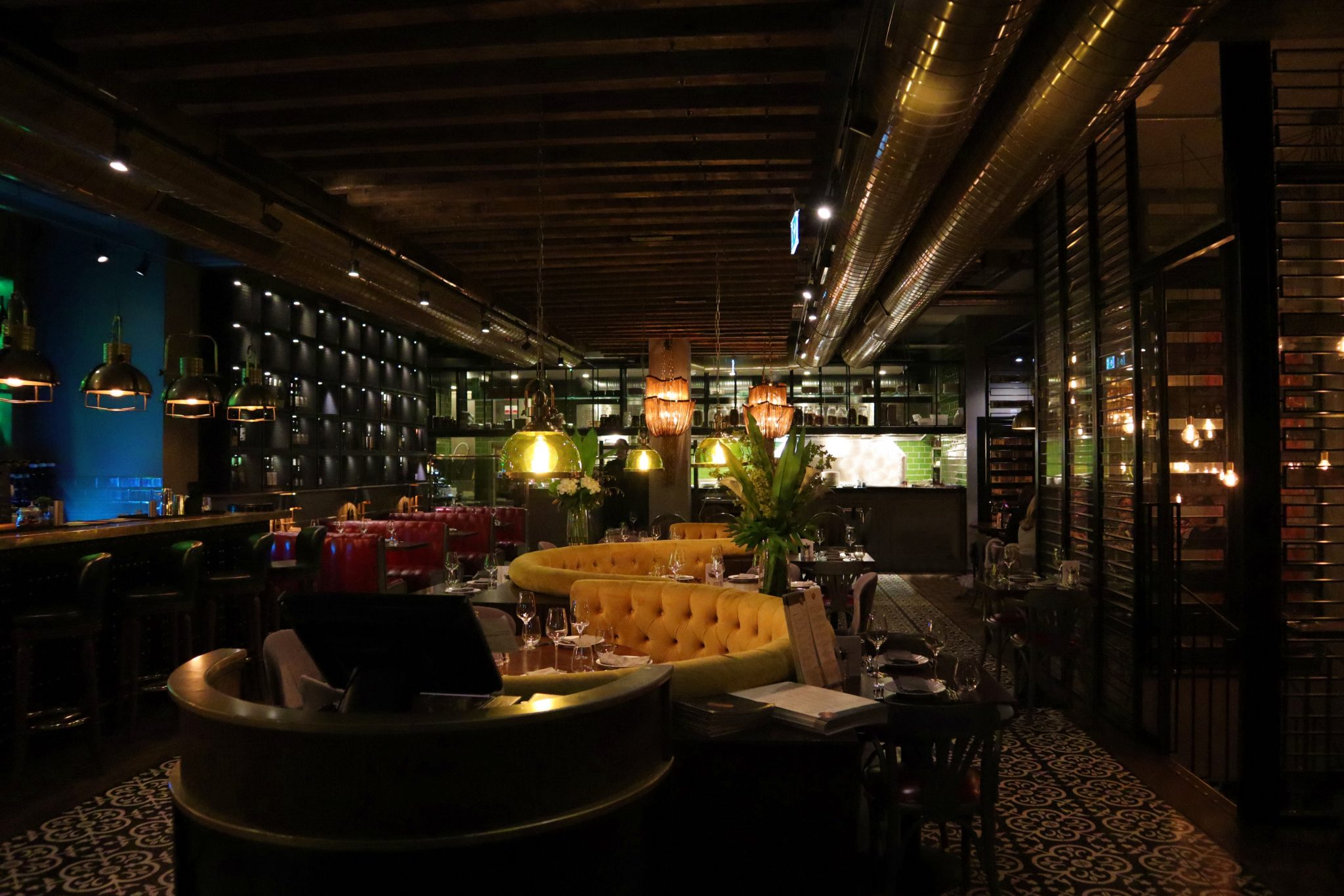 Vibrant Kibele Restaurant & Bar entrance, ideal for events and gatherings.