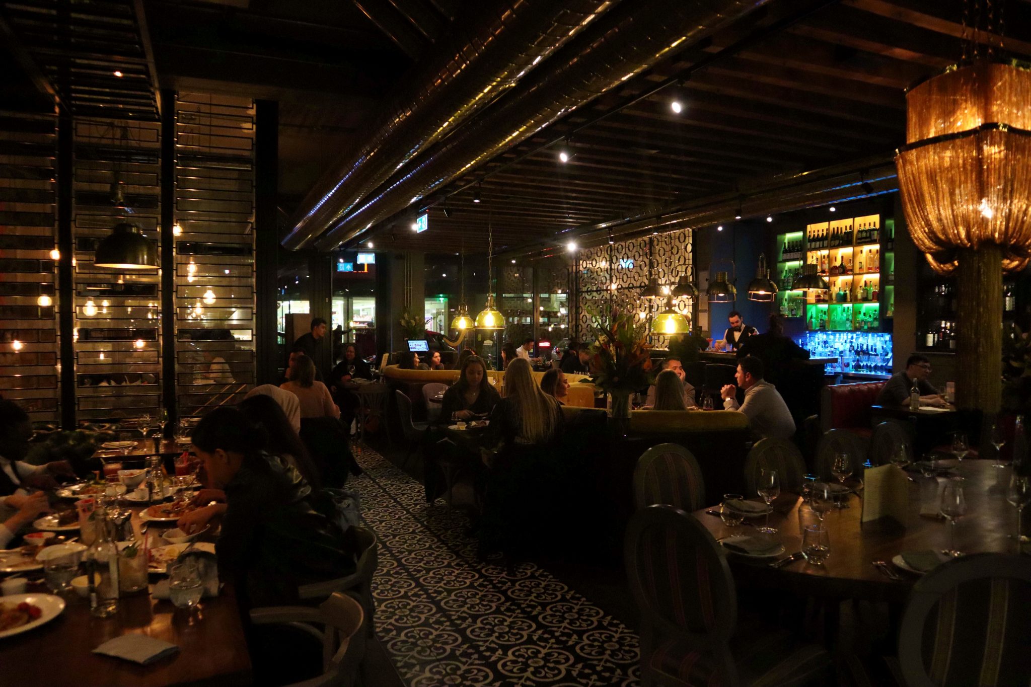 Vibrant Kibele Restaurant & Bar entrance, perfect for intimate gatherings and corporate events.