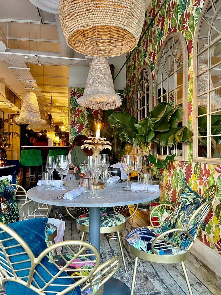 Vibrant dining space at Rock & Rose Restaurant, ideal for intimate events and gatherings.