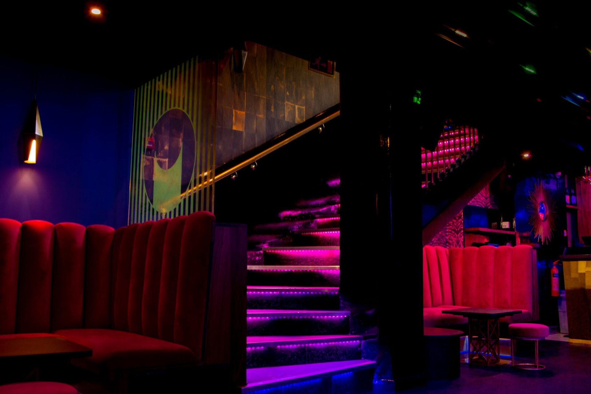 Vibrant dance floor at DOLCE Night Club, perfect for events and gatherings.