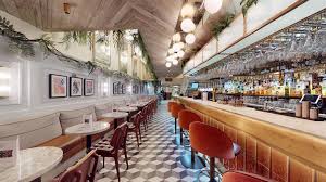 Stylish Private Hire venue in Americana with modern bar, ideal for cocktail receptions.