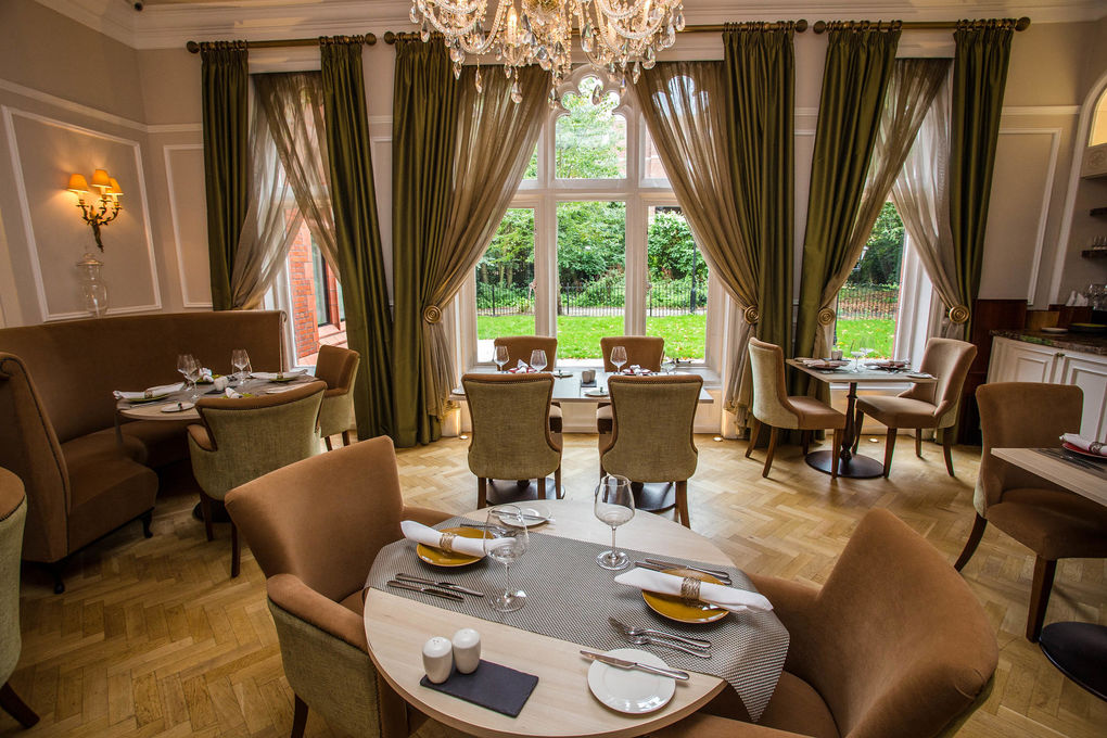 Elegant dining space at The Melody Restaurant, ideal for upscale events and gatherings.