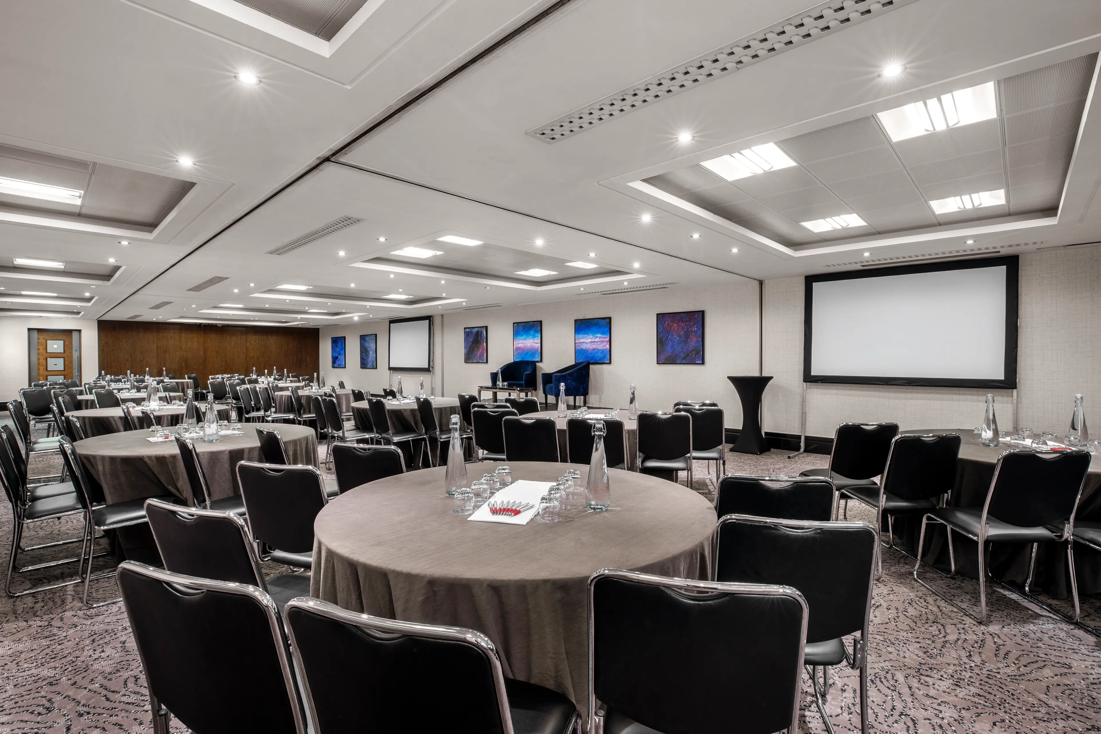 Versatile meeting room at St Pauls Hotel, ideal for events and presentations.