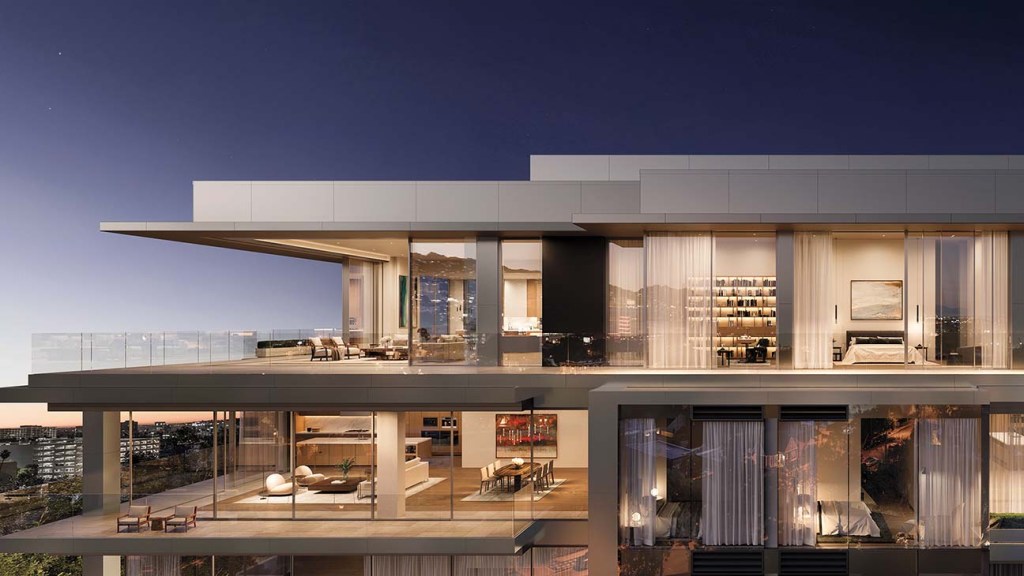 Modern penthouse venue in West Hollywood for upscale meetings and exclusive events.