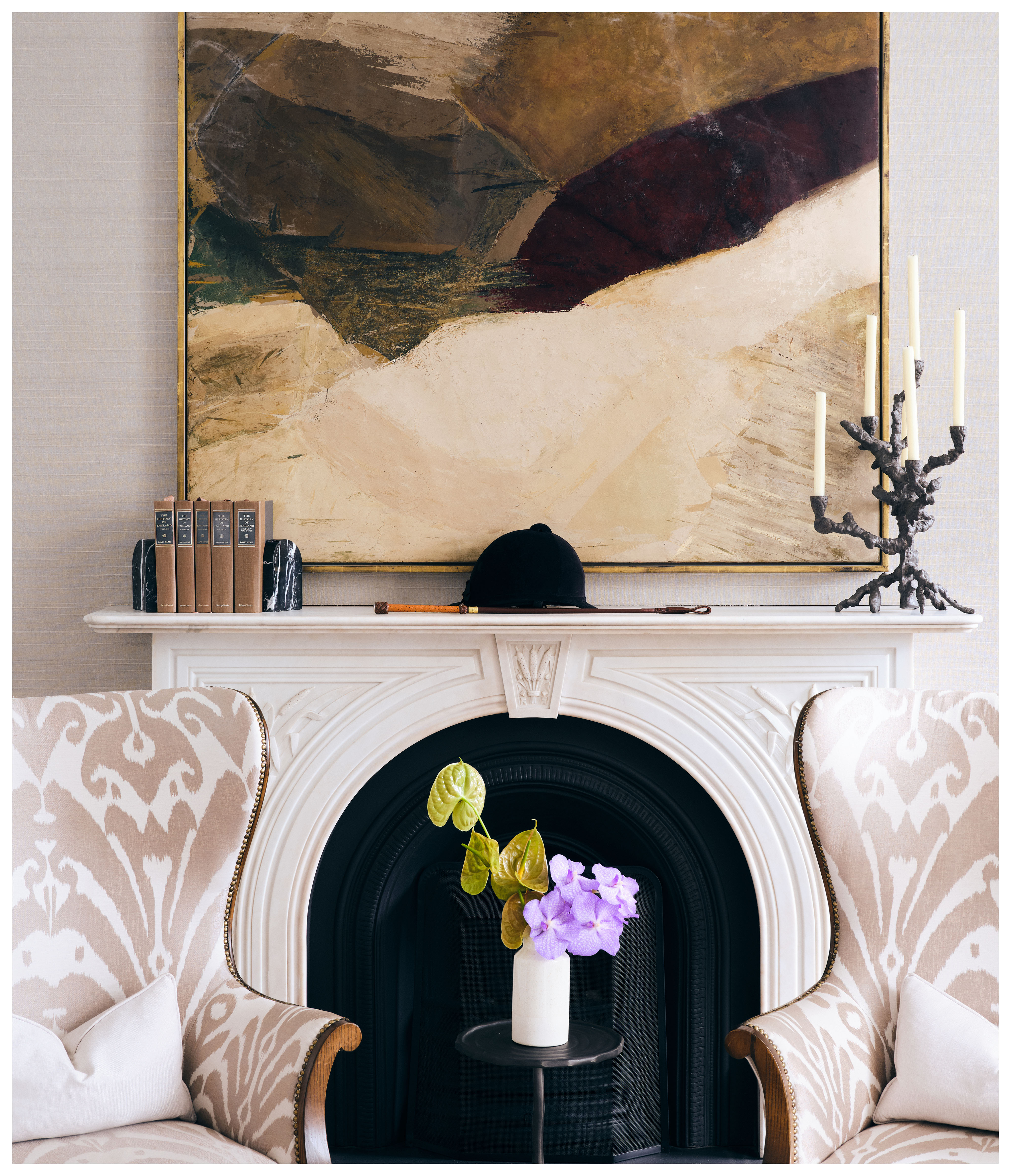 Elegant Lounges in The Adria with fireplace, ideal for intimate gatherings and networking events.