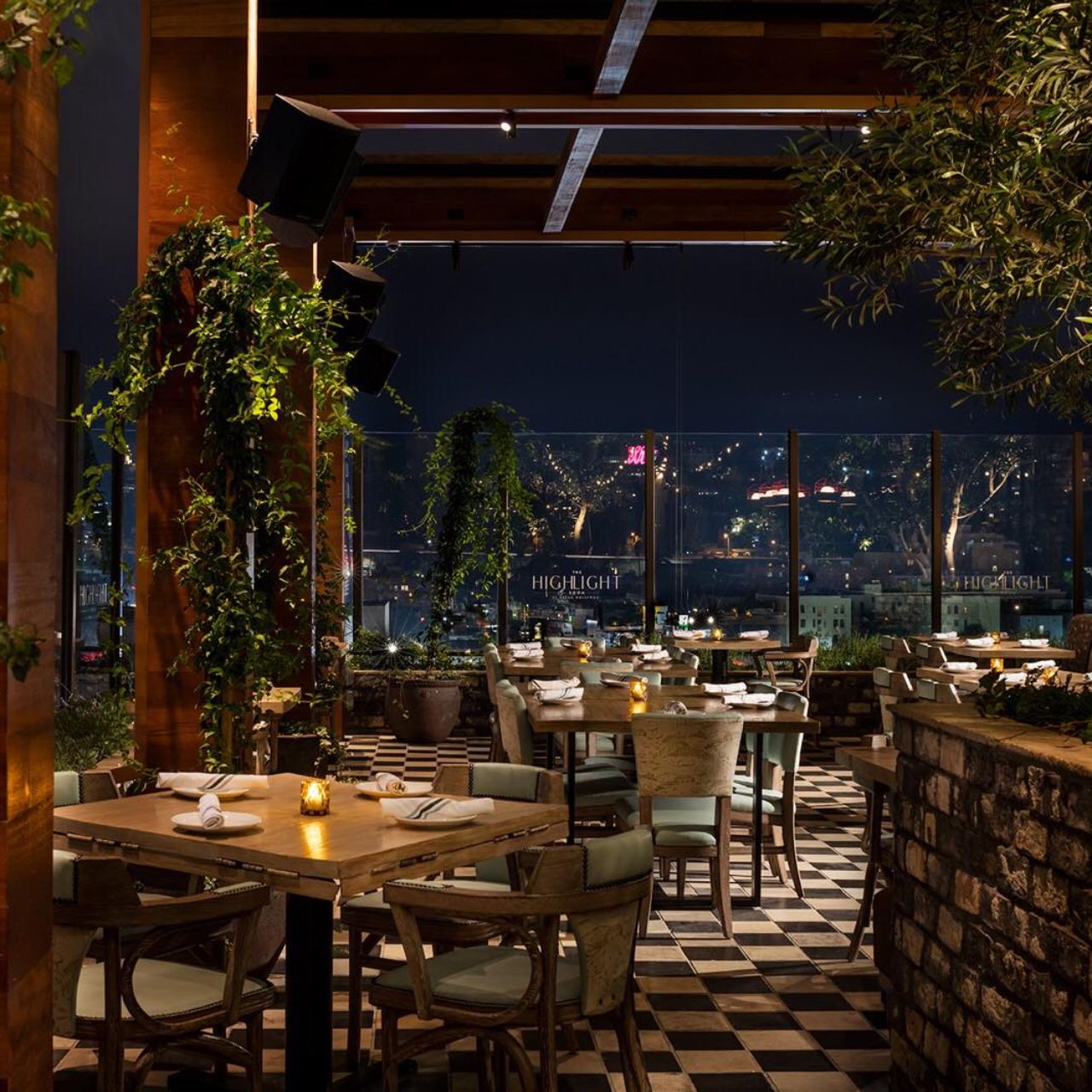 Stylish rooftop pool at The Highlight Room, perfect for upscale events and gatherings.