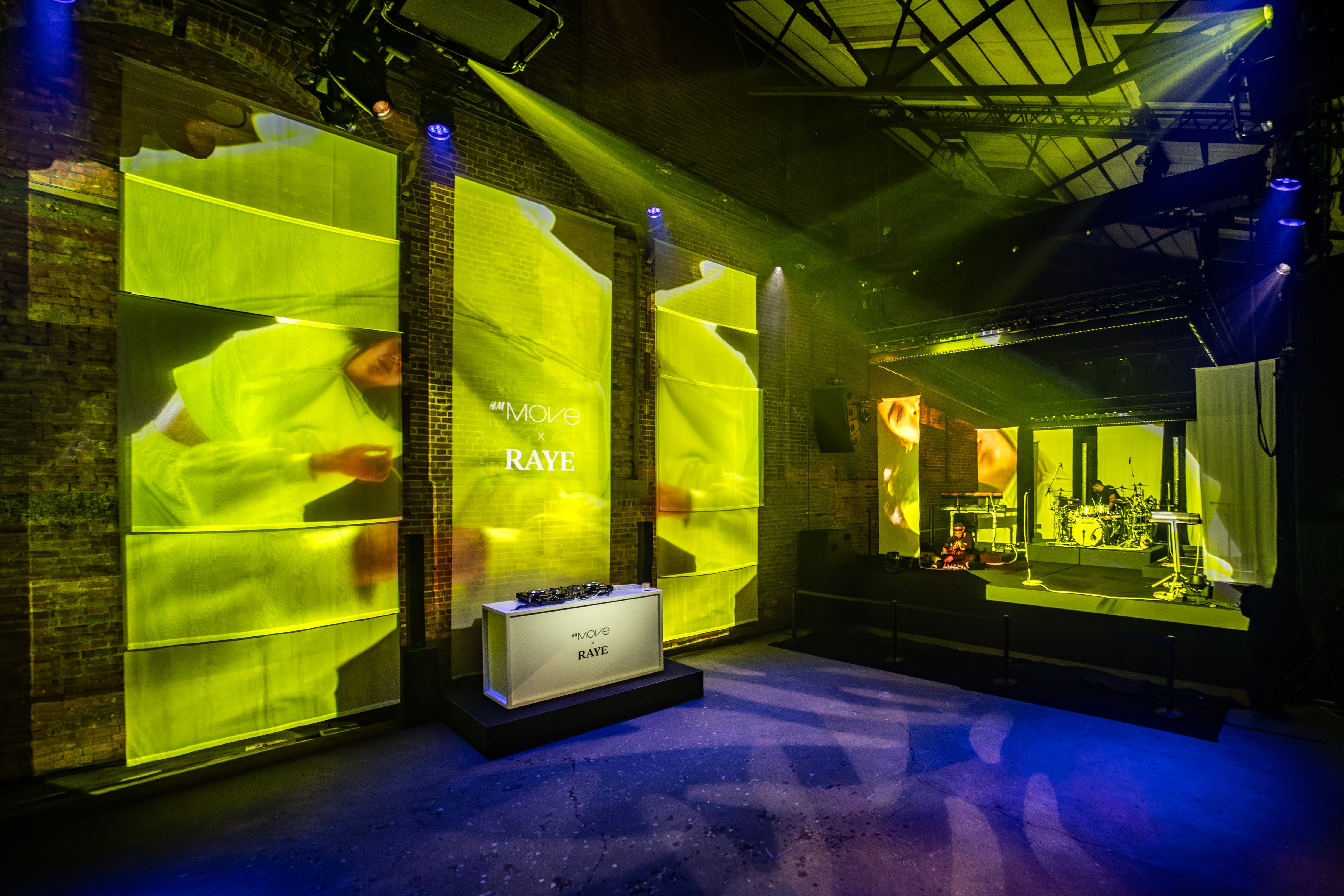 Vibrant event space at Village Underground with dynamic lighting for live performances.
