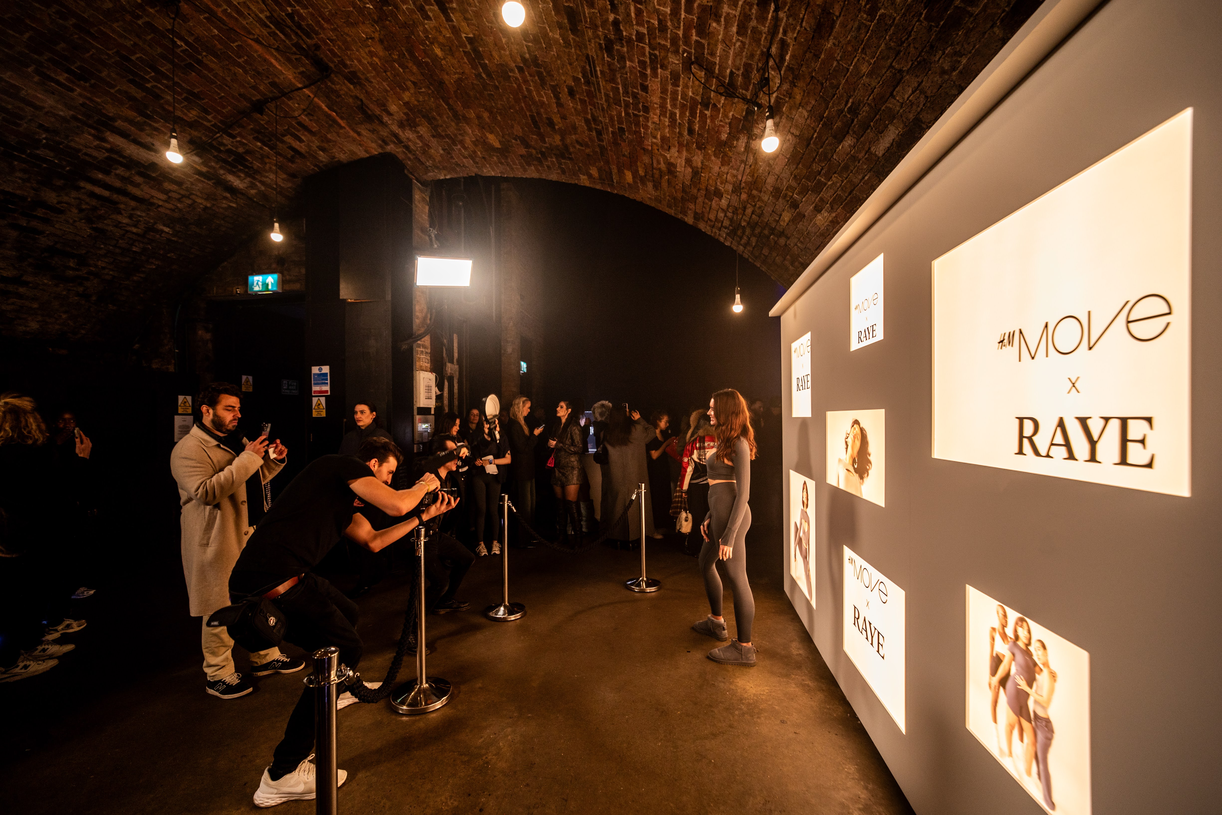 Dynamic event setup at Village Underground with stylish branding and engaged audience.