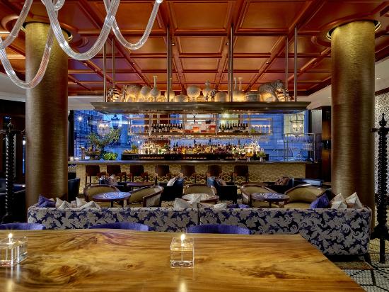 Elegant Pukka Bar at Chutney Mary, ideal for upscale events and social gatherings.