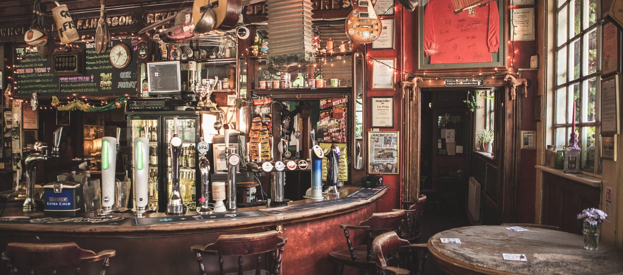 Cozy pub interior at Crow's Nest, ideal for networking events and casual gatherings.