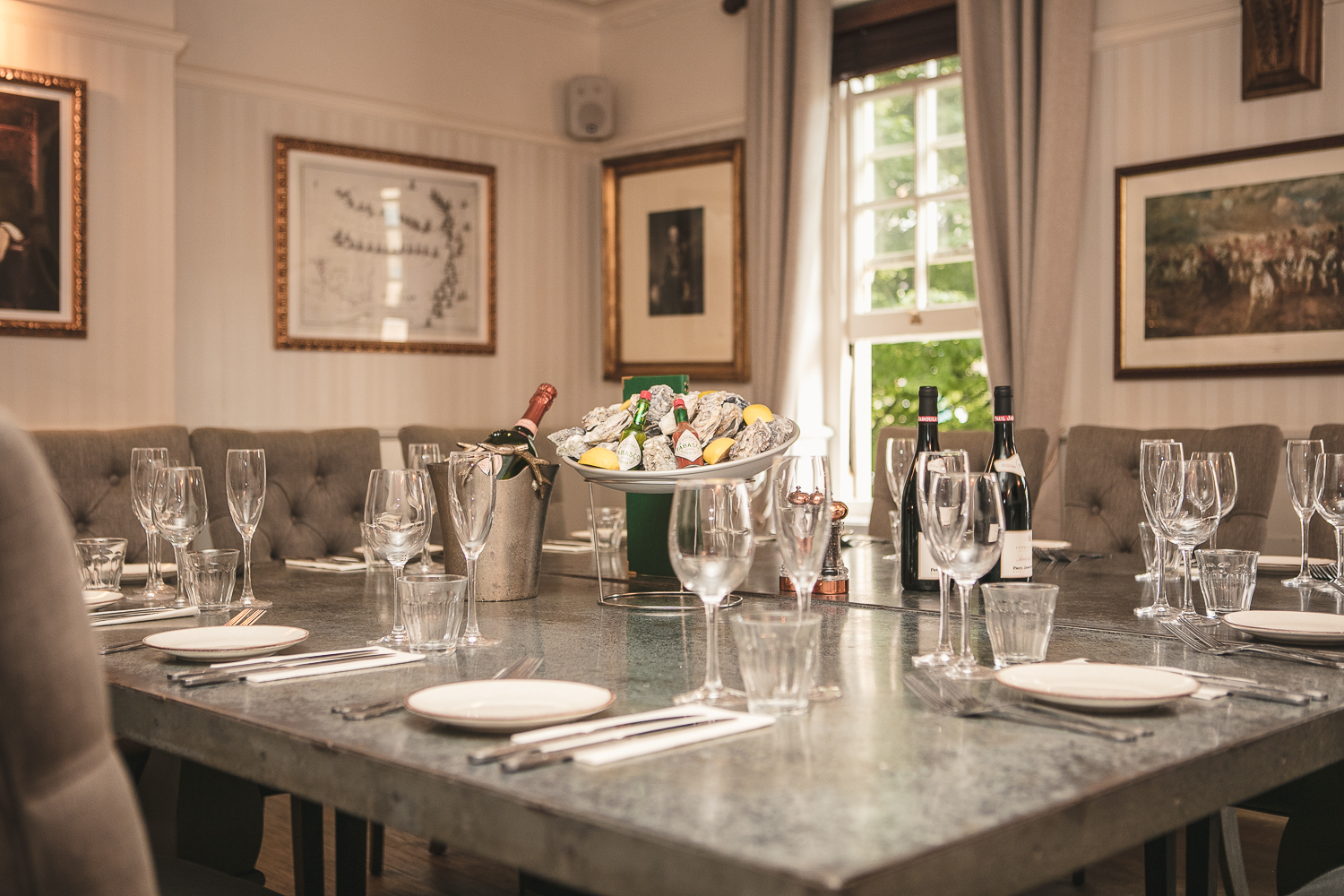 Elegant meeting room at The Somers Town Coffee House for corporate events and gatherings.